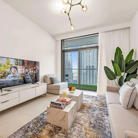 Lux 1Br Burj Khalifa And Fountain Views Apartment Dubai Exterior photo